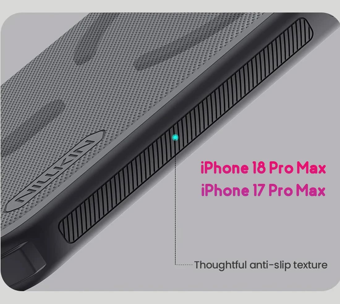 قاب ضدضربه دودی مگنتی iPhone 18 Pro Max مارک نیلکین مدل Super Frosted Shield Pro Clear Magnetic — تصویر ۸