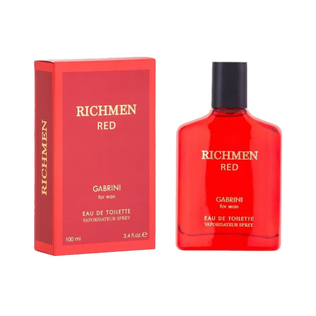 ادکلن مردانه گابرینی مدل RICHMEN RED حجم 100 میلی‌لیتر — تصویر ۳