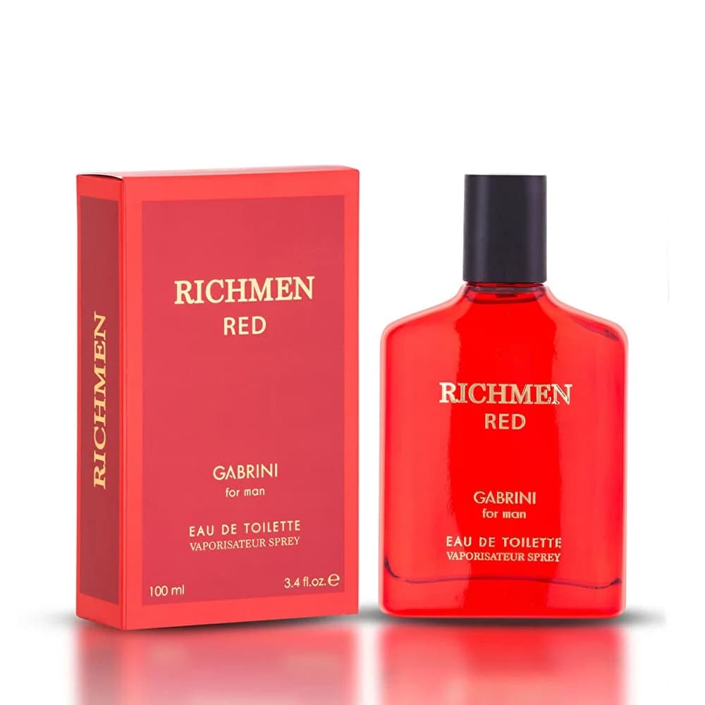 ادکلن مردانه گابرینی مدل RICHMEN RED حجم 100 میلی‌لیتر — تصویر ۷