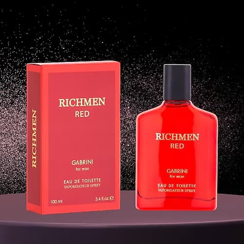 ادکلن مردانه گابرینی مدل RICHMEN RED حجم 100 میلی‌لیتر — تصویر ۵