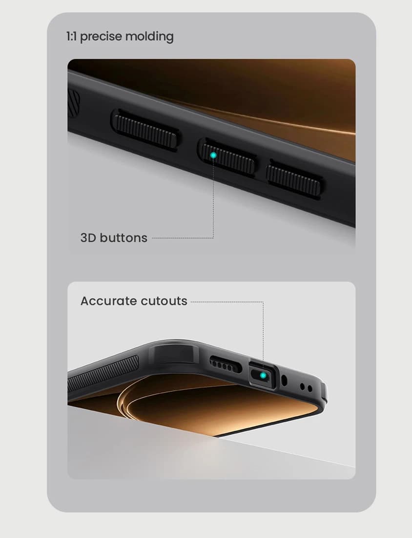 قاب ضدضربه مگنتی Xiaomi Redmi K90 Pro Max مارک نیلکین مدل Super Frosted Shield Pro Magnetic — تصویر ۶