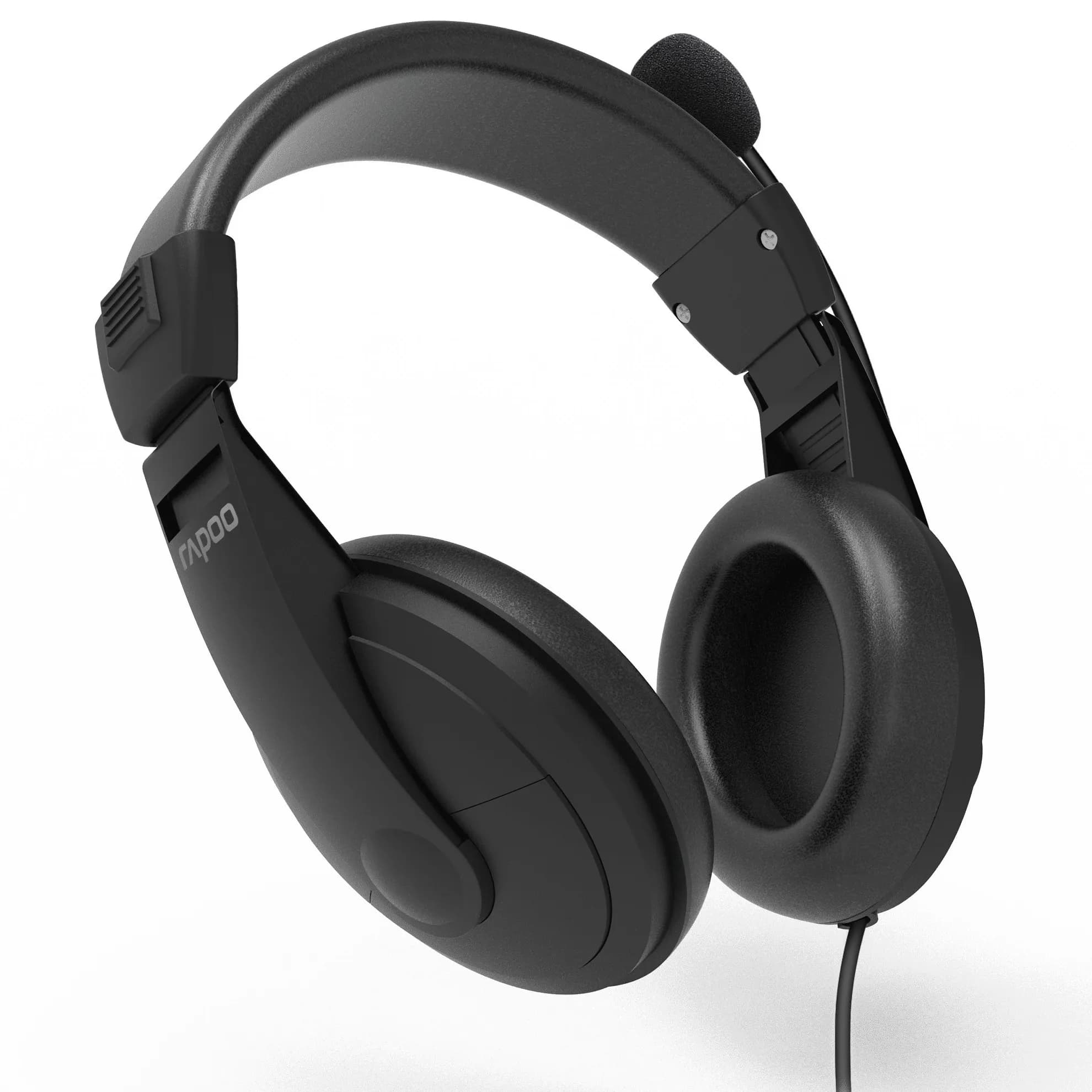 هدست با سیم رپو مدل H150S — تصویر ۴