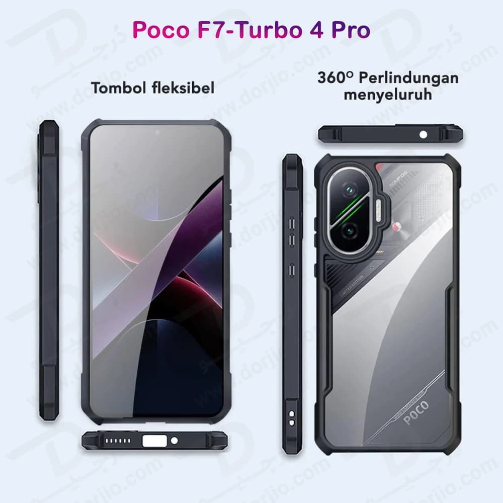 کریستال شیلد شفاف Redmi Turbo 4 Pro مارک XUNDD سری Beatle — تصویر ۷