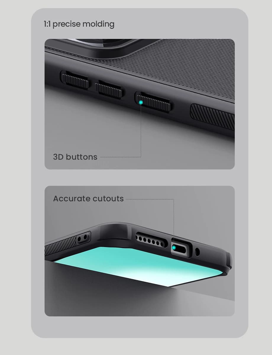 قاب ضد ضربه مگنتی Xiaomi 15S Pro مارک نیلکین مدل Super Frosted Shield Pro Magnetic — تصویر ۶
