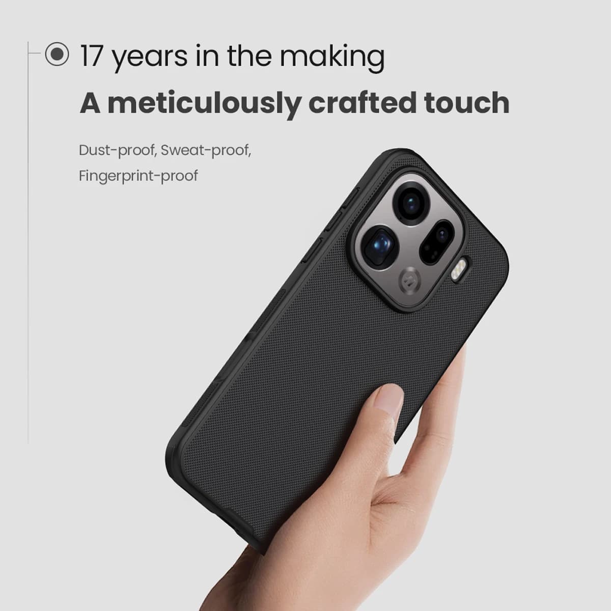 قاب ضدضربه مگنتی Oppo Find X9 Pro مارک نیلکین مدل Super Frosted Shield Pro Magnetic — تصویر ۴