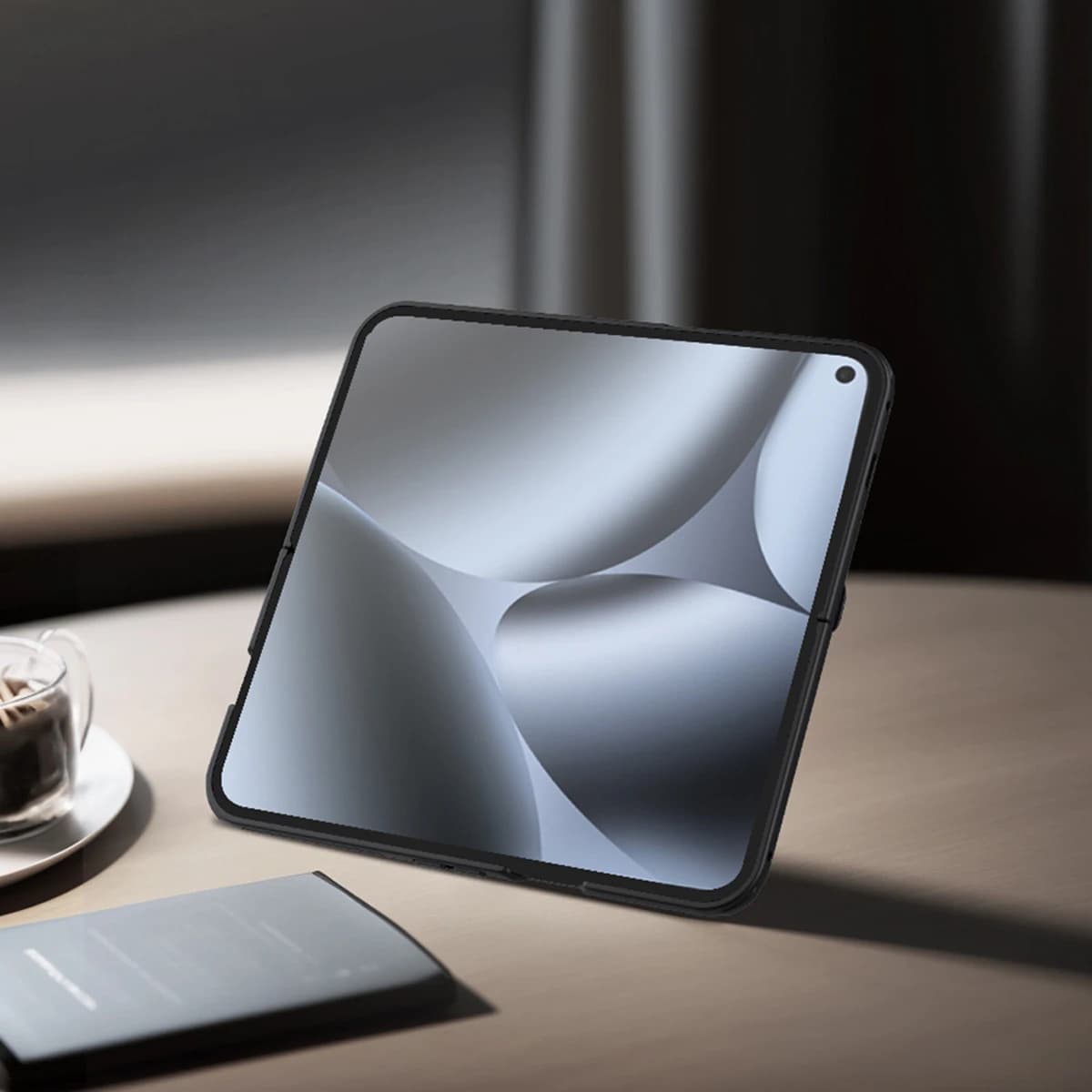 قاب کمرا استند شفاف Google Pixel 10 Pro Fold مارک نیلکین مدل Super Frosted Shield Fold — تصویر ۳
