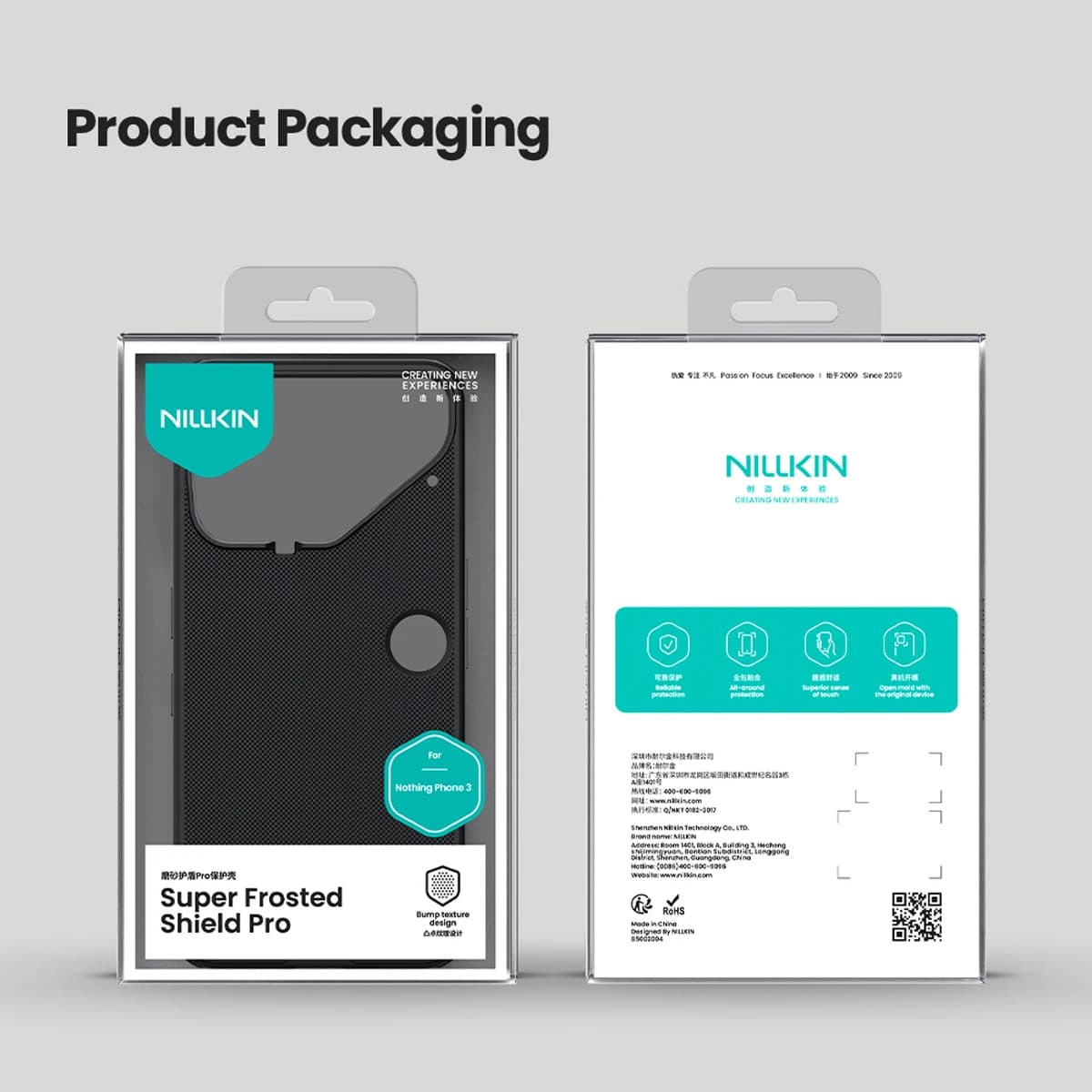 قاب ضدضربه Nothing Phone 3 مارک نیلکین مدل Super Frosted Shield Pro — تصویر ۲