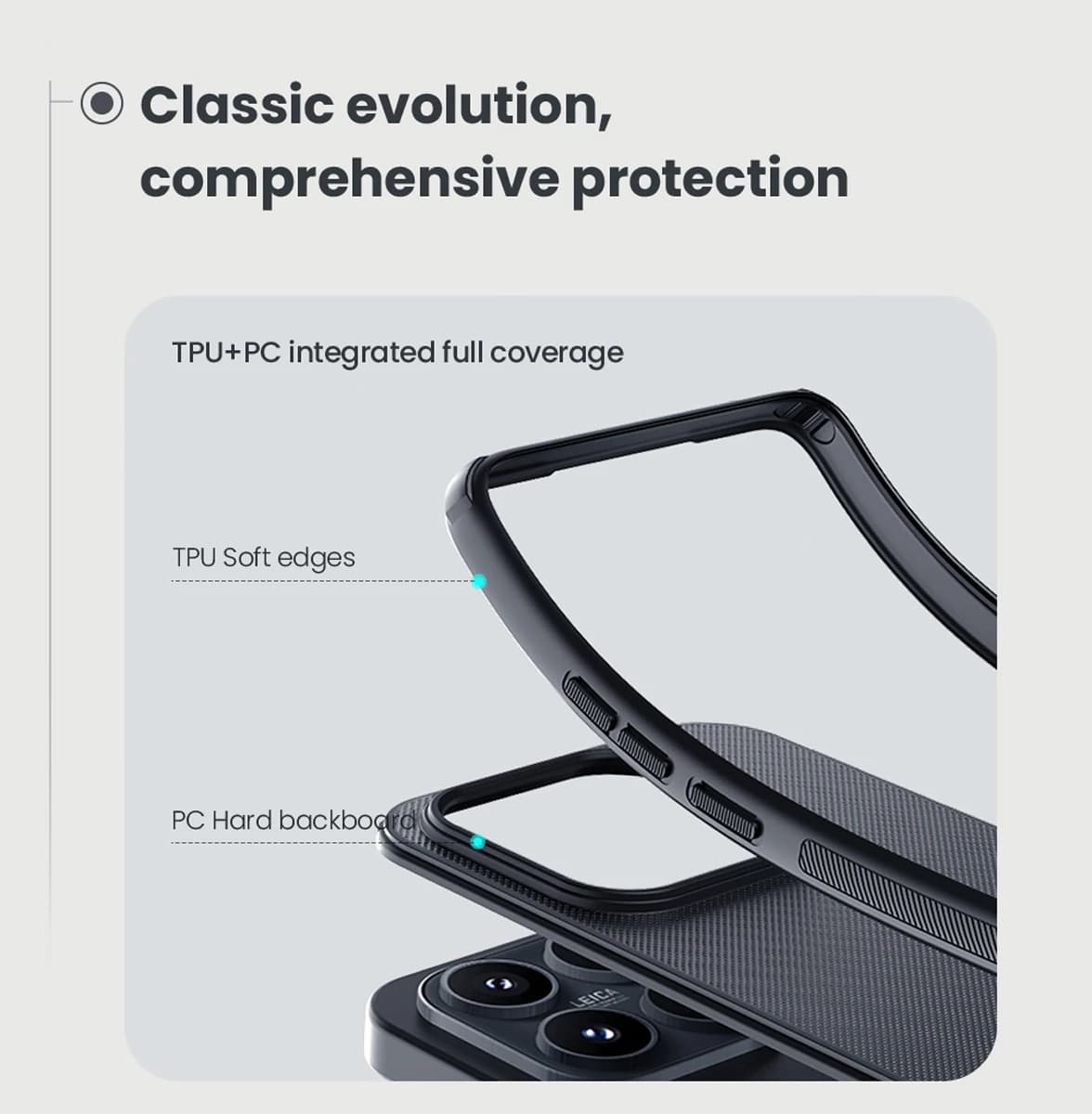 قاب ضدضربه Xiaomi 17 مارک نیلکین مدل Super Frosted Shield Pro — تصویر ۱۲