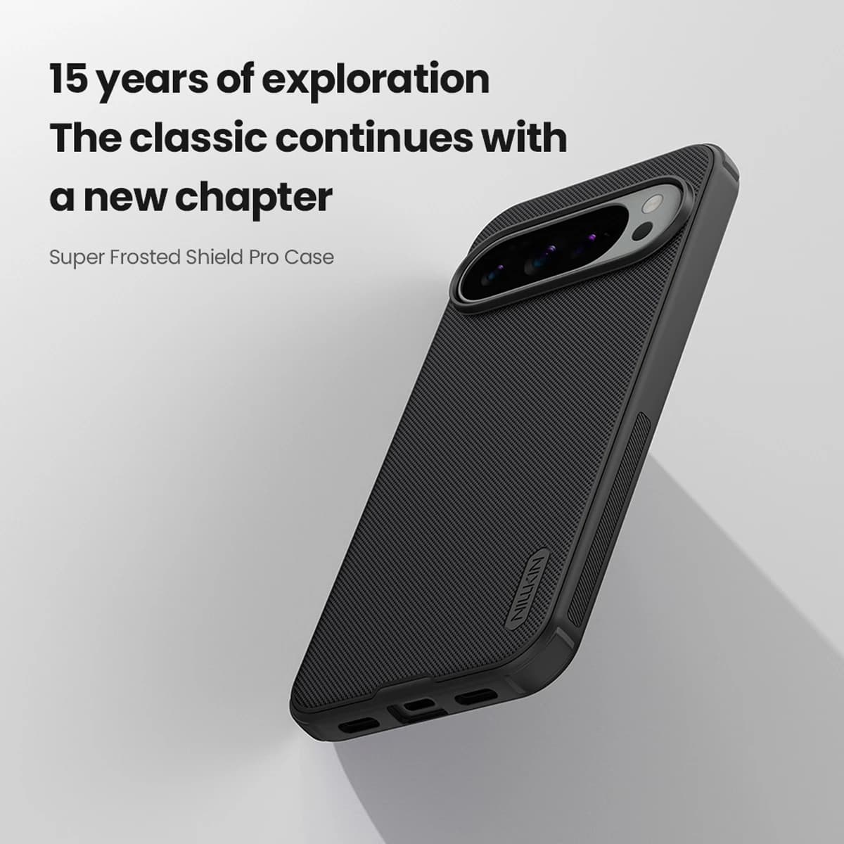 قاب ضدضربه Google Pixel 10 Pro مارک نیلکین مدل Super Frosted Shield Pro — تصویر ۳