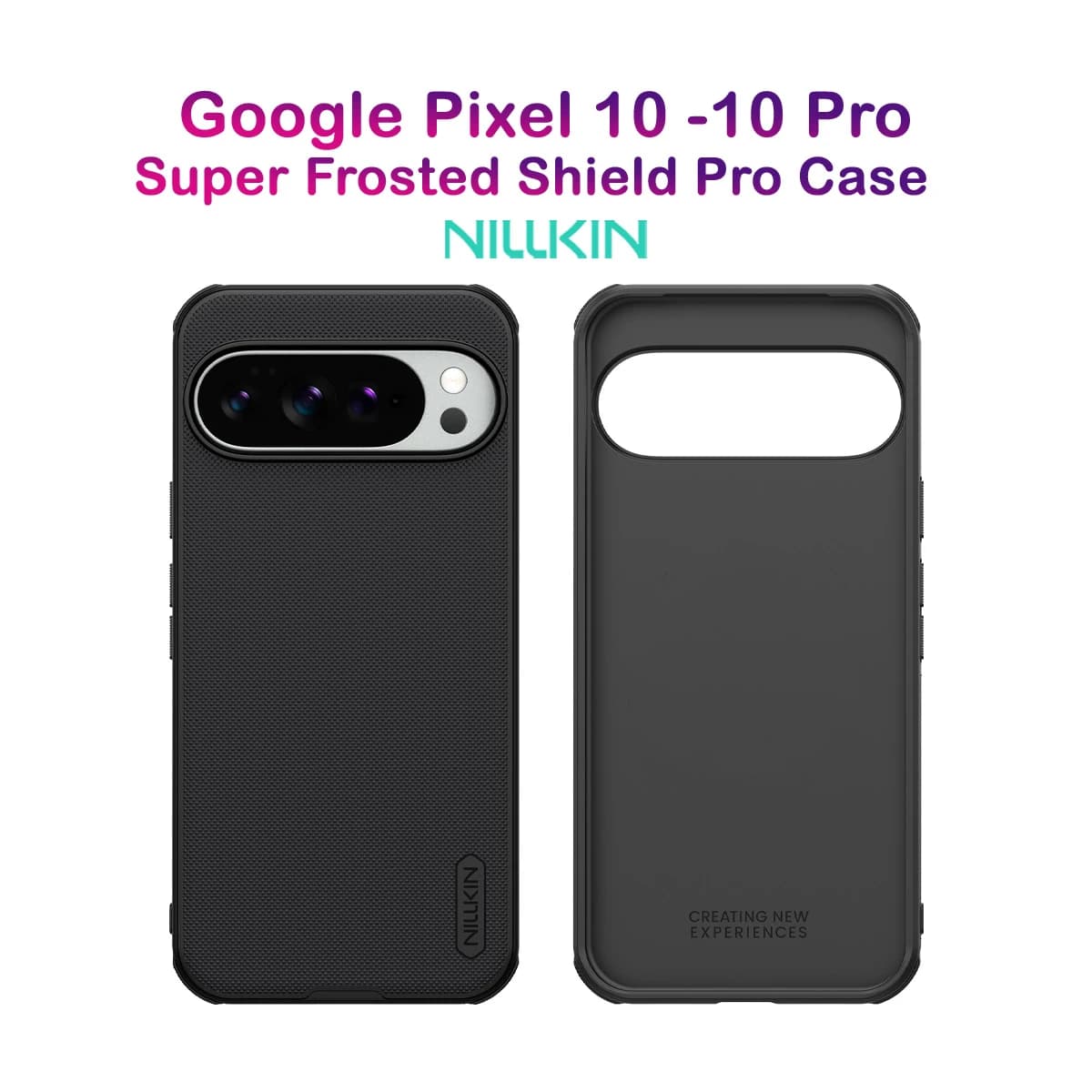 قاب ضدضربه Google Pixel 10 Pro مارک نیلکین مدل Super Frosted Shield Pro