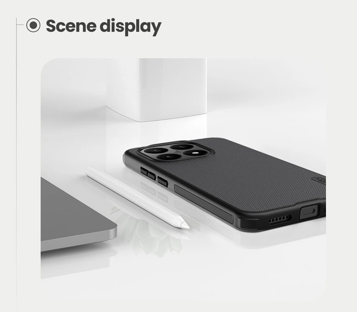 قاب ضدضربه مگنتی Xiaomi 15T مارک نیلکین مدل Super Frosted Shield Pro Magnetic — تصویر ۲