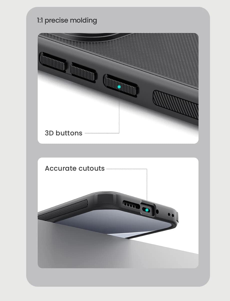 قاب ضدضربه مگنتی Xiaomi 17 مارک نیلکین مدل Super Frosted Shield Pro Magnetic — تصویر ۶
