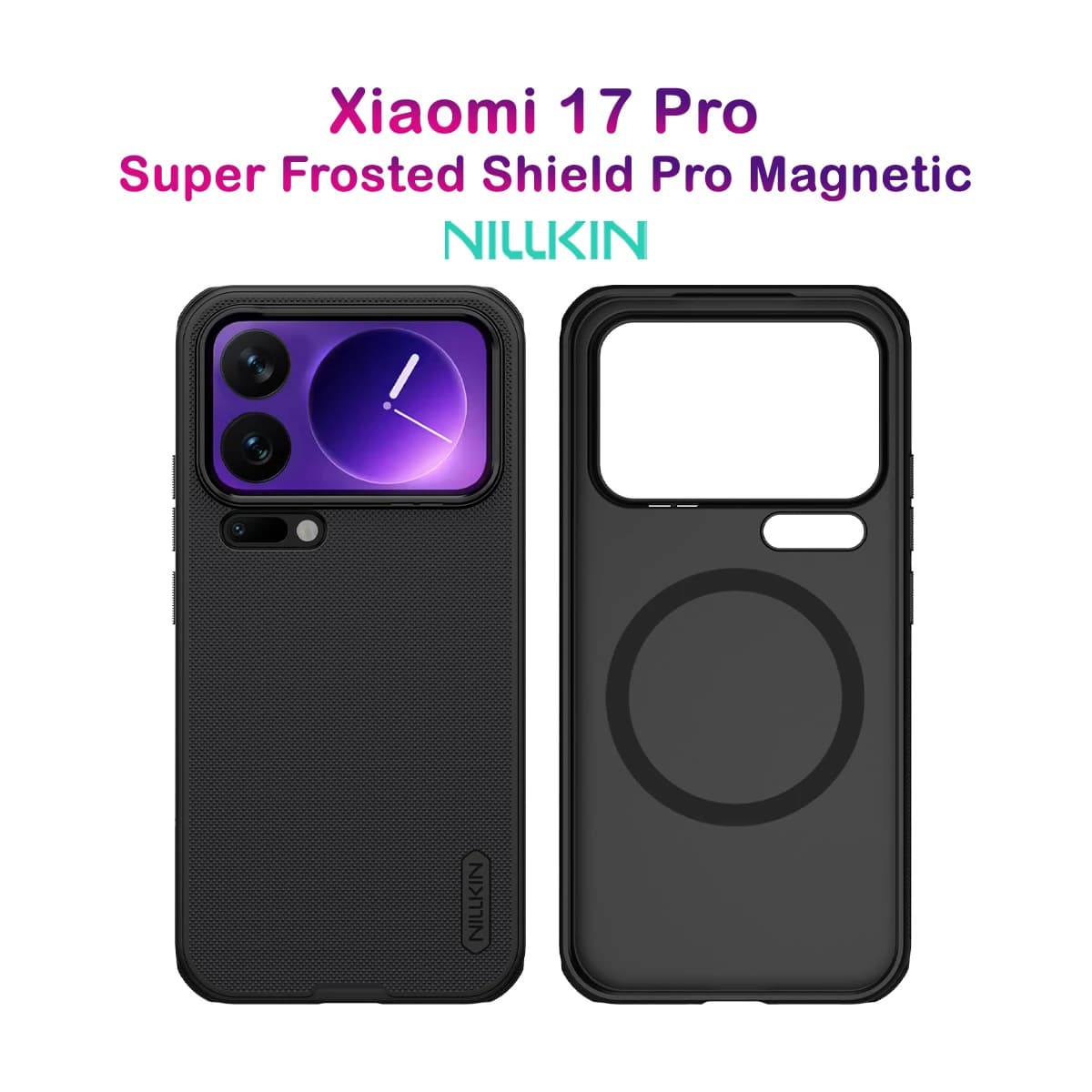 قاب ضدضربه مگنتی Xiaomi 17 Pro مارک نیلکین مدل Super Frosted Shield Pro Magnetic — تصویر ۹