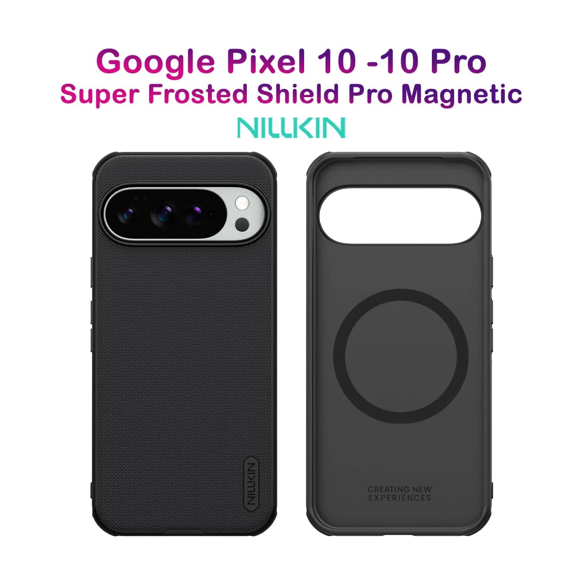 قاب ضدضربه مگنتی Google Pixel 10 مارک نیلکین مدل Super Frosted Shield Pro Magnetic