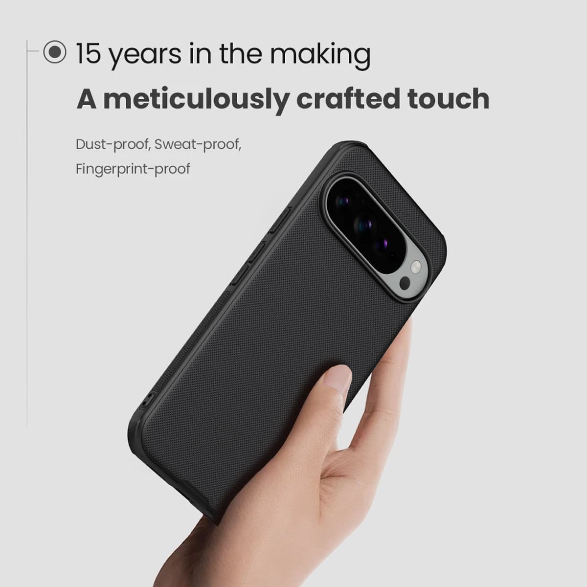 قاب ضدضربه مگنتی Google Pixel 10 Pro مارک نیلکین مدل Super Frosted Shield Pro Magnetic — تصویر ۴