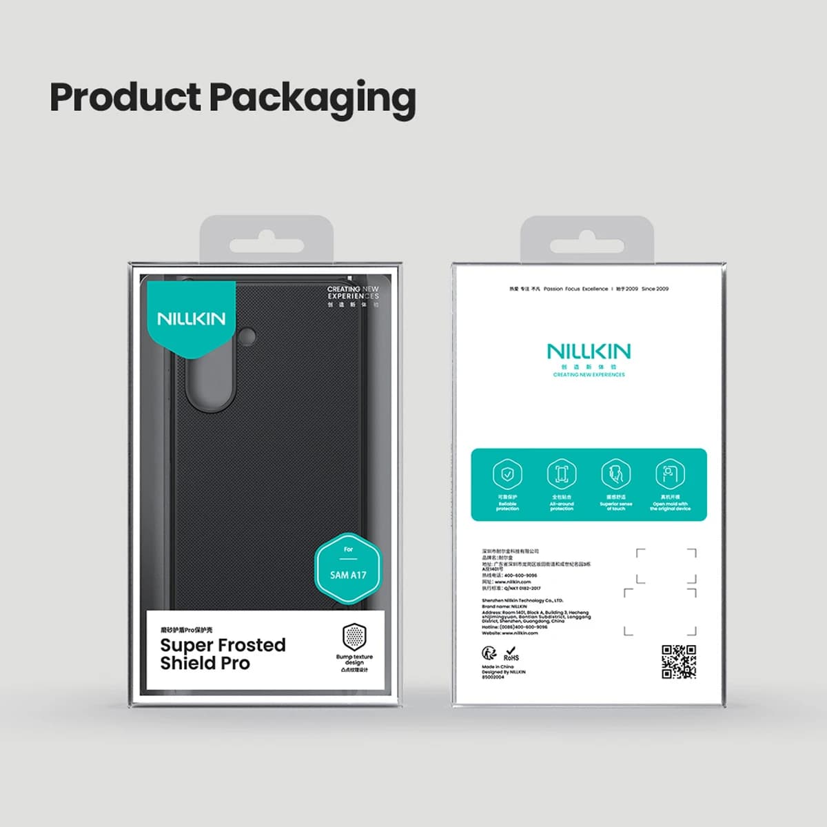 قاب ضدضربه Samsung Galaxy M17-F17 مارک نیلکین مدل Super Frosted Shield Pro — تصویر ۲