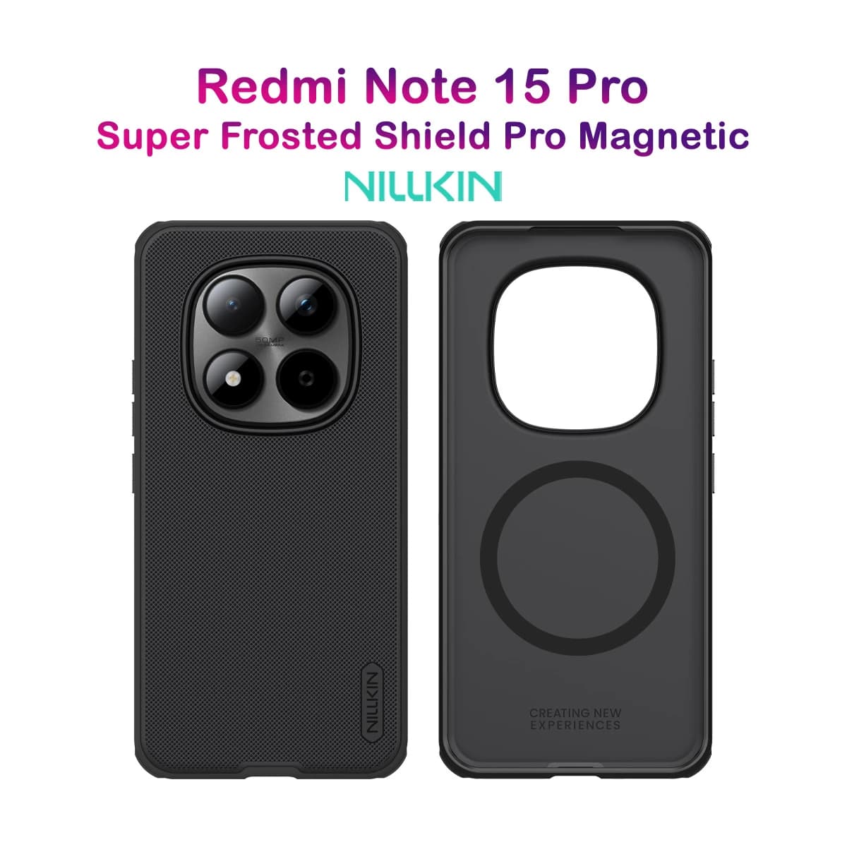 قاب ضدضربه مگنتی Xiaomi Redmi Note 15 Pro 5G مارک نیلکین مدل Super Frosted Shield Pro Magnetic — تصویر ۹