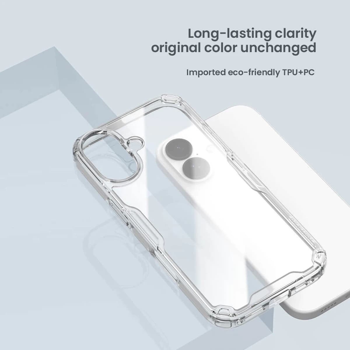 قاب شفاف iPhone 17 مارک نیلکین مدل Nature TPU Pro — تصویر ۳