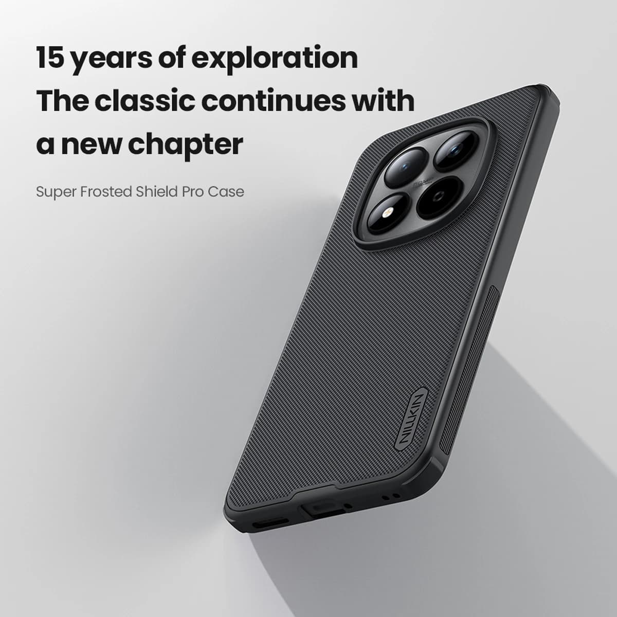 قاب ضدضربه مگنتی Xiaomi Redmi Note 15 Pro Plus مارک نیلکین مدل Super Frosted Shield Pro Magnetic — تصویر ۱۲