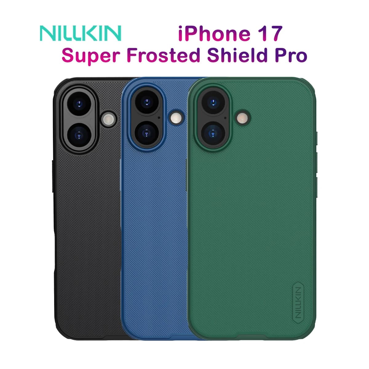 قاب ضدضربه iPhone 17 مارک نیلکین مدل Super Frosted Shield Pro — تصویر ۹