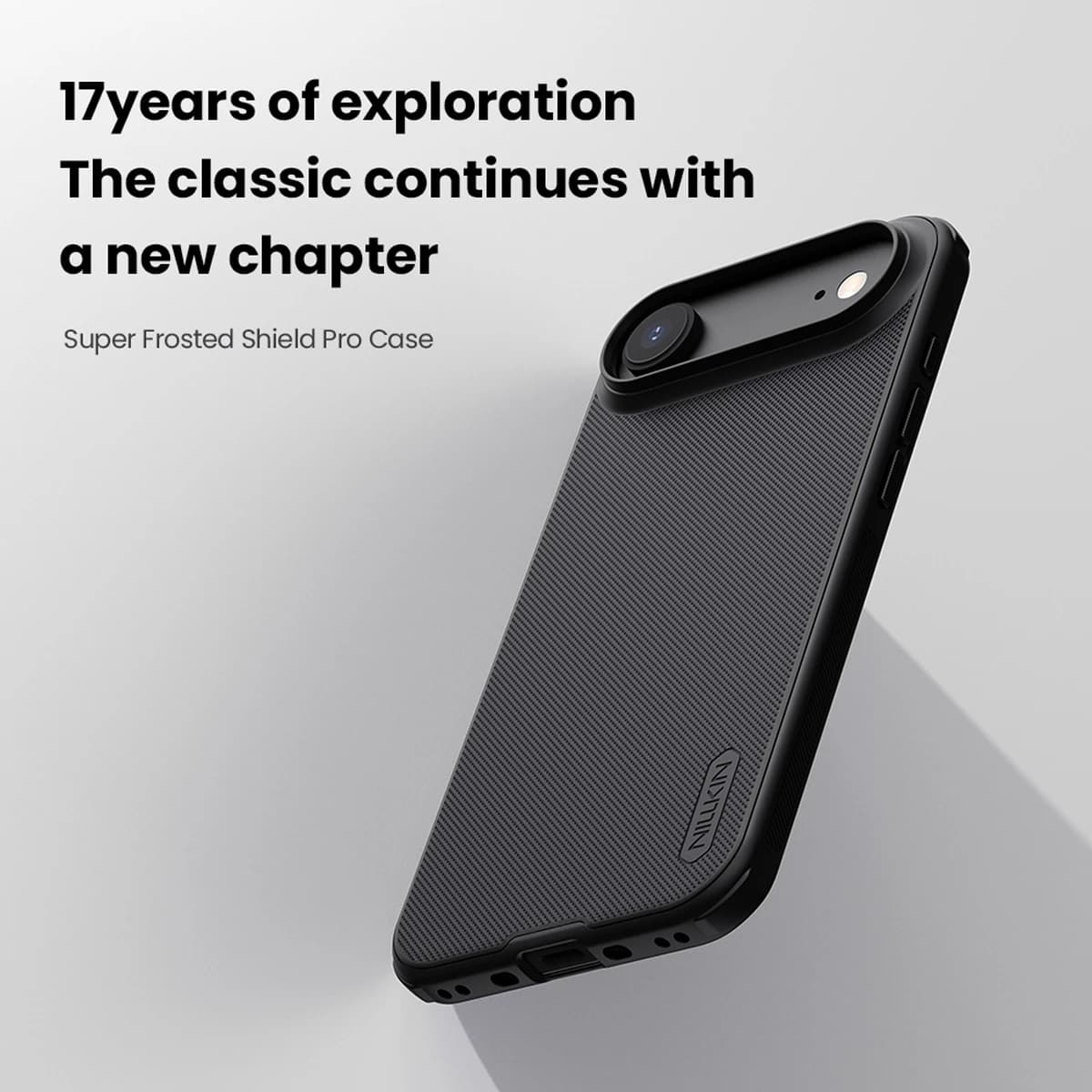 قاب ضدضربه iPhone 17 Air مارک نیلکین مدل Super Frosted Shield Pro — تصویر ۳
