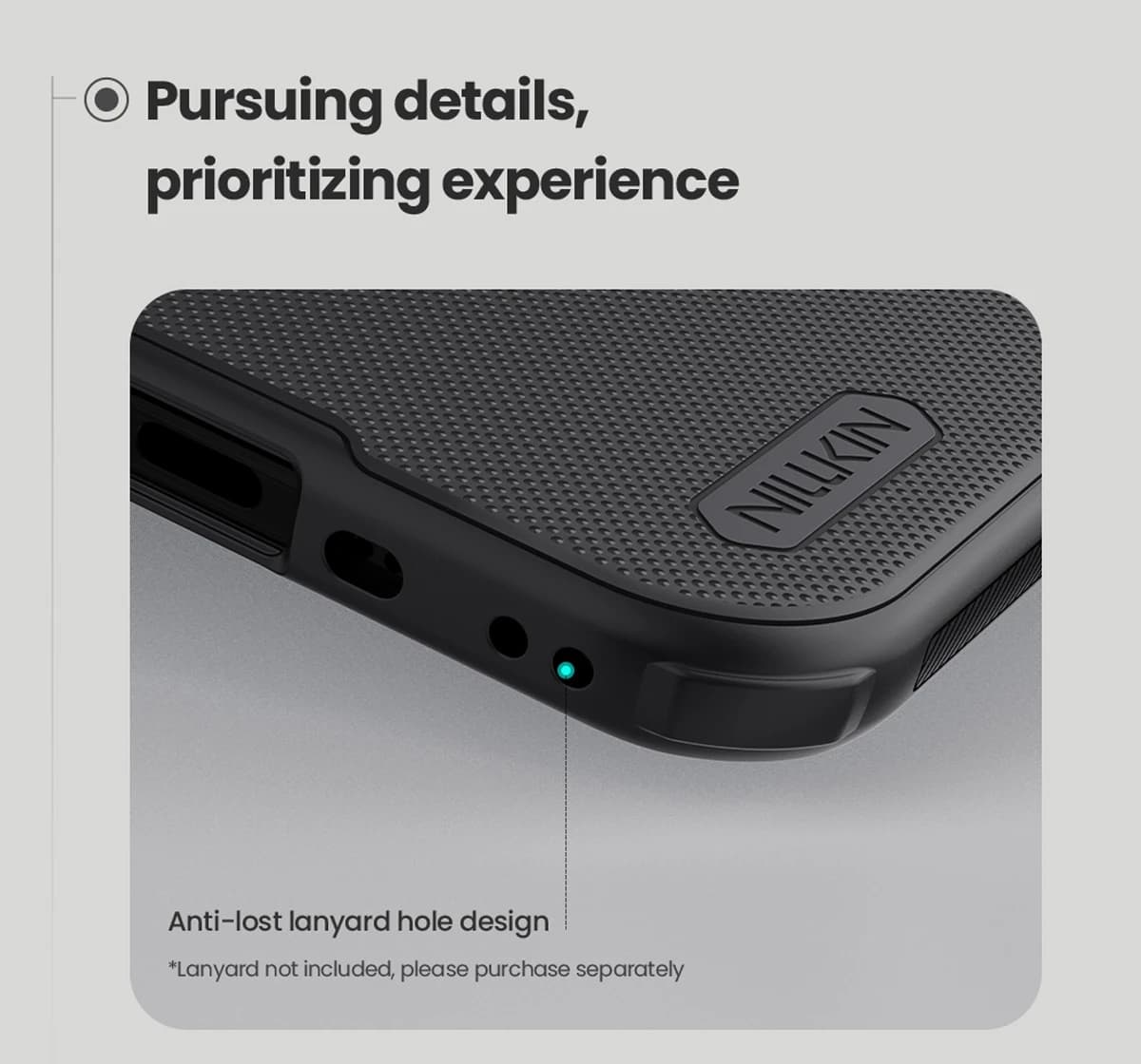 قاب ضدضربه iPhone 17 Air مارک نیلکین مدل Super Frosted Shield Pro — تصویر ۷