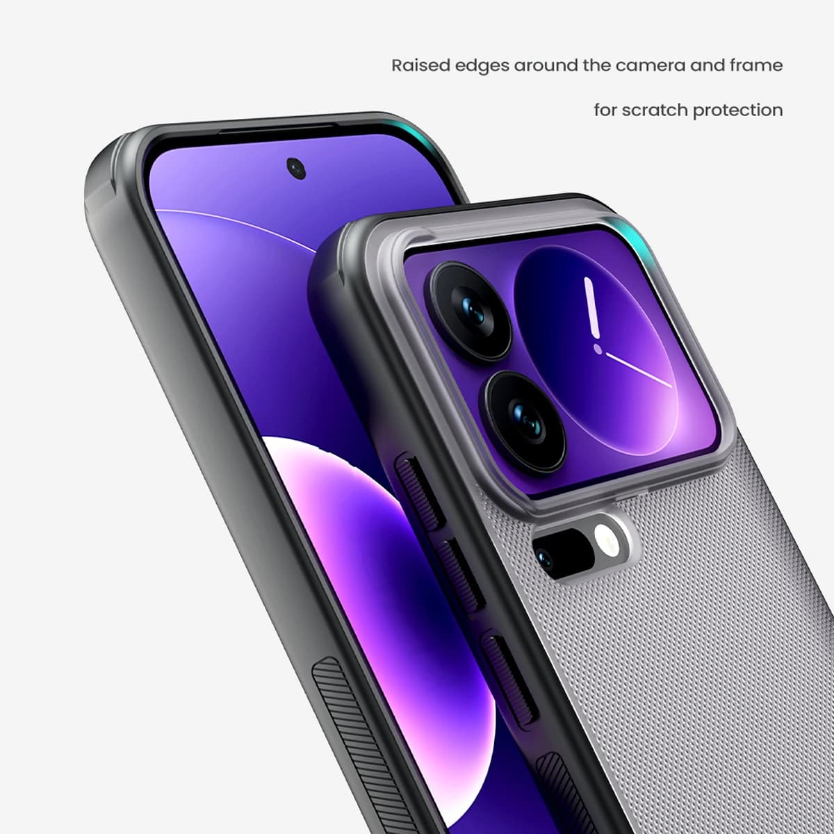 قاب ضدضربه دودی Xiaomi 17 Pro مارک نیلکین مدل Super Frosted Shield Pro Clear — تصویر ۵