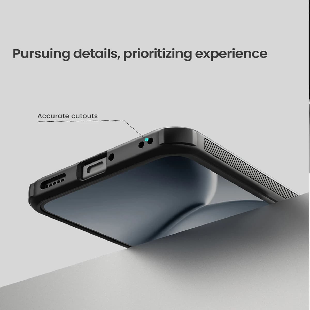قاب ضدضربه دودی Xiaomi Redmi Note 15 Pro Plus مارک نیلکین مدل Super Frosted Shield Pro Clear — تصویر ۴
