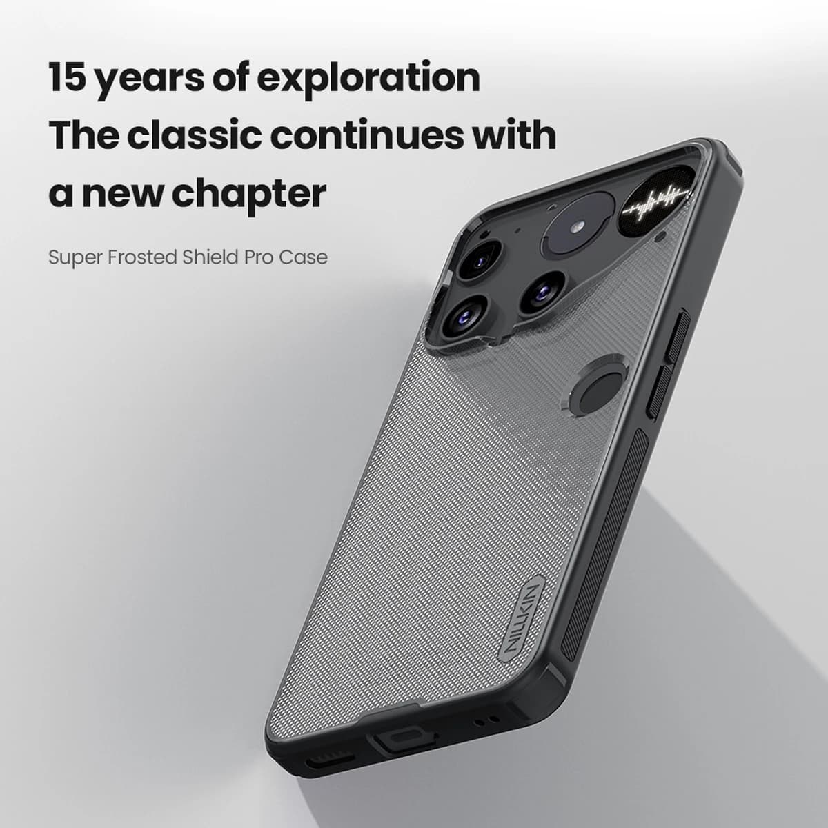 قاب ضدضربه دودی Nothing Phone 3 مارک نیلکین مدل Super Frosted Shield Pro Clear — تصویر ۱۰