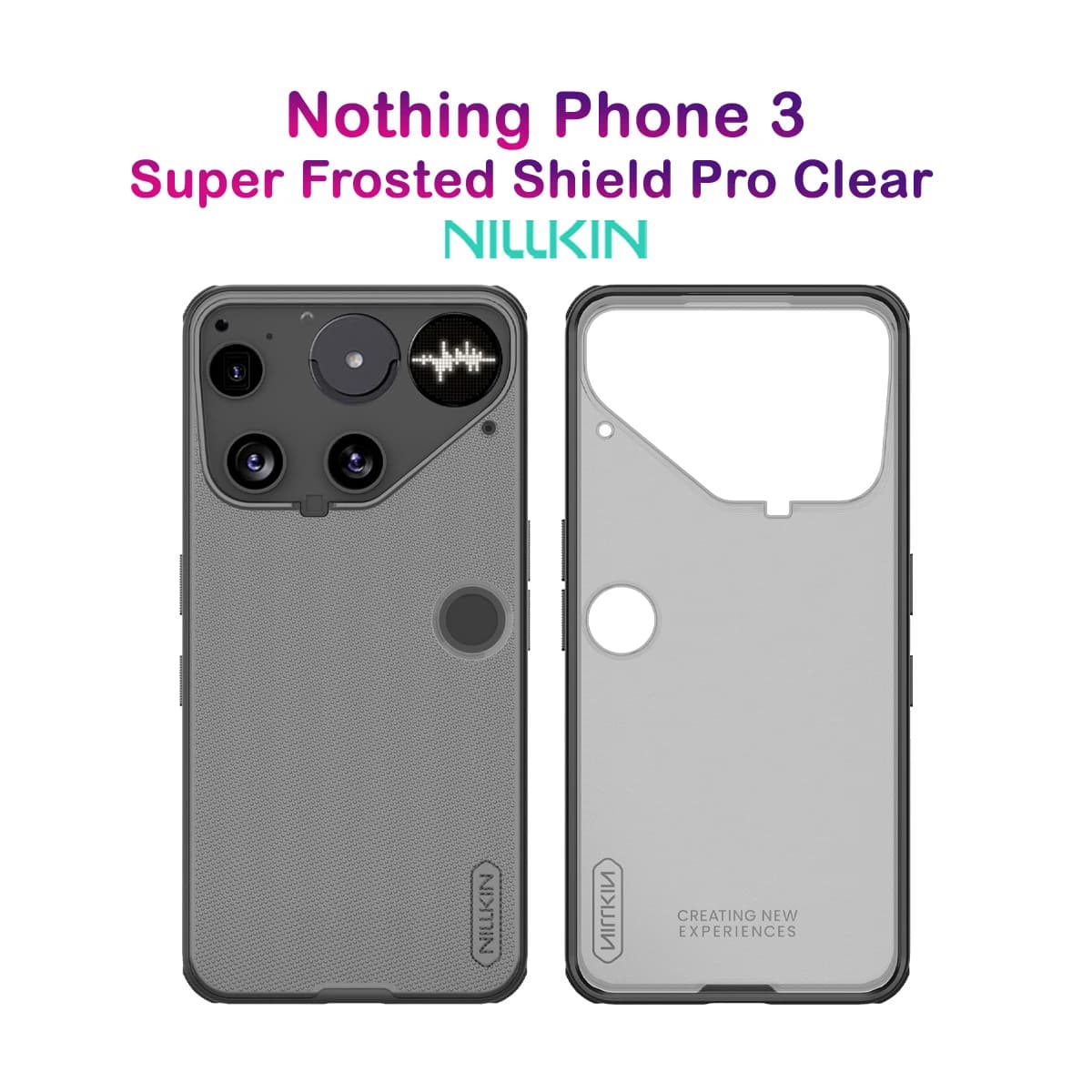 قاب ضدضربه دودی Nothing Phone 3 مارک نیلکین مدل Super Frosted Shield Pro Clear — تصویر ۹