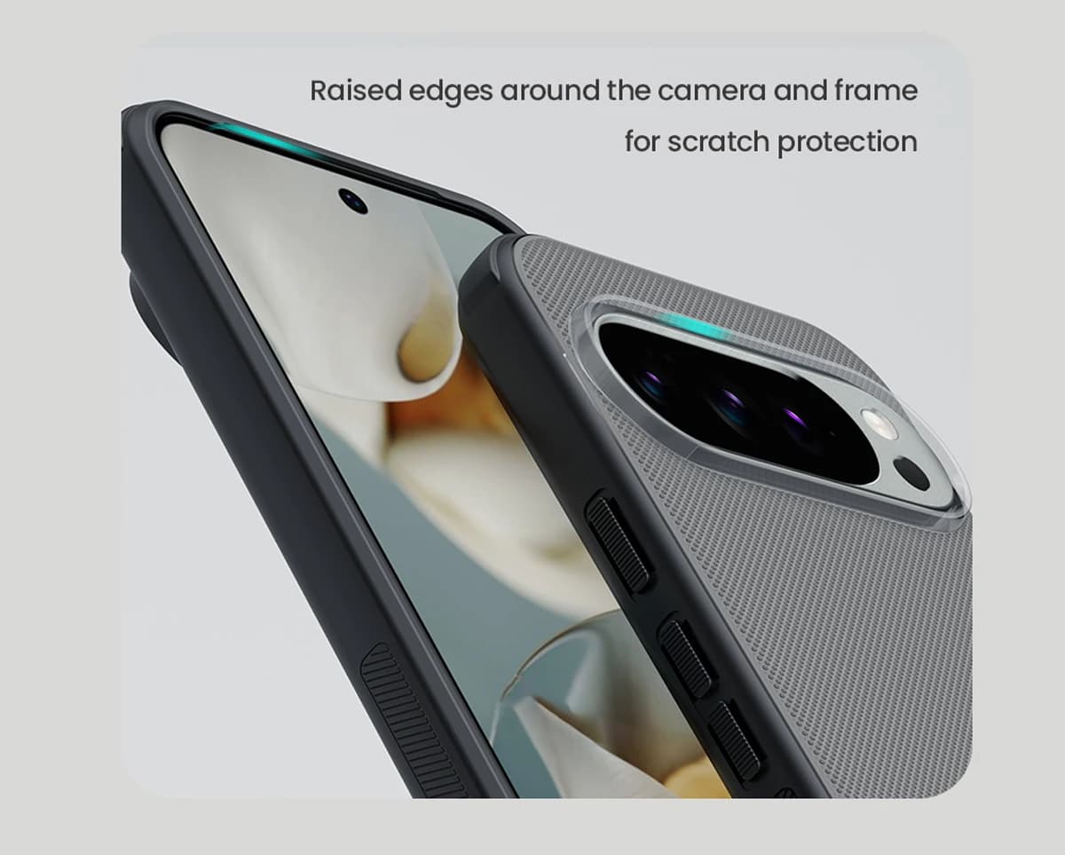 قاب ضدضربه دودی Google Pixel 10 Pro مارک نیلکین مدل Super Frosted Shield Pro Clear — تصویر ۶