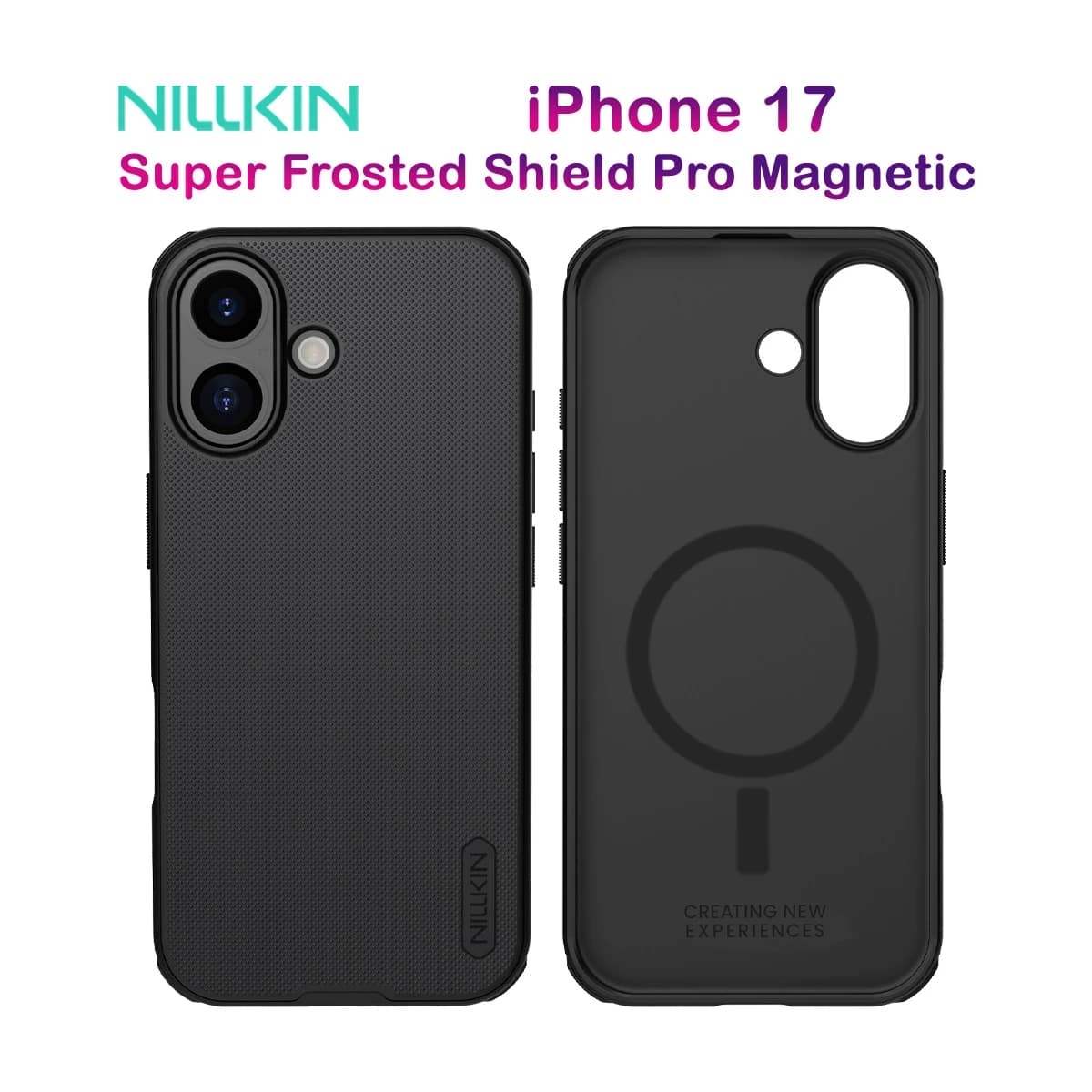 قاب ضد ضربه مگنتی iPhone 17 مارک نیلکین مدل Super Frosted Shield Pro Magnetic — تصویر ۹