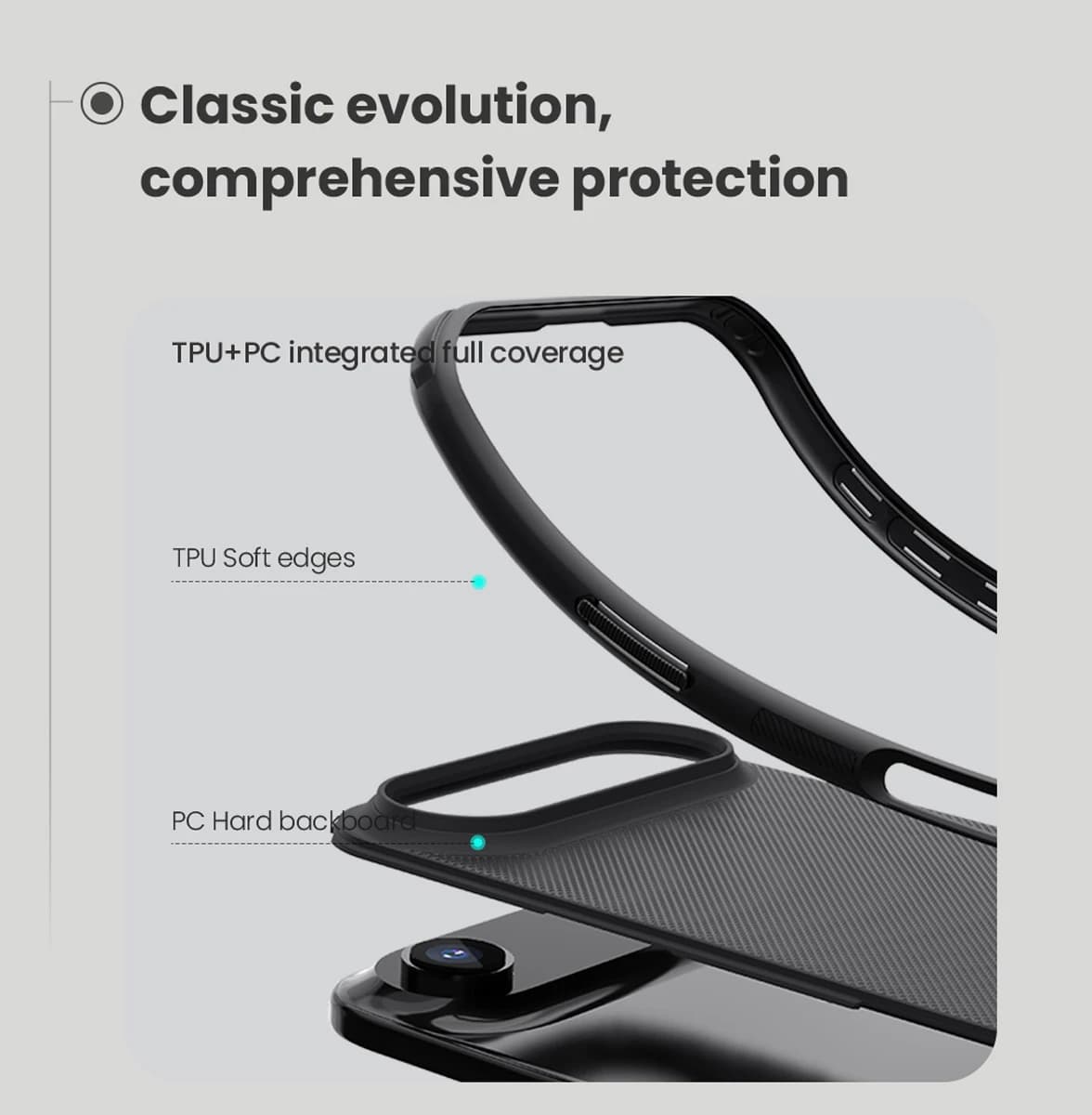 قاب ضد ضربه مگنتی iPhone 17 Air مارک نیلکین مدل Super Frosted Shield Pro Magnetic — تصویر ۱۱