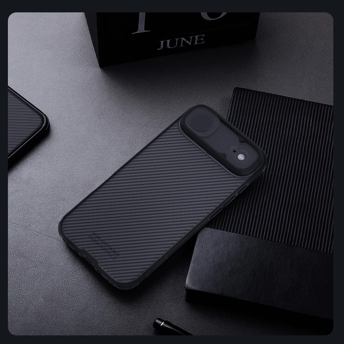 گارد ضد ضربه دودی iPhone 17 Air مارک نیلکین مدل Camshield Pro Clear — تصویر ۵