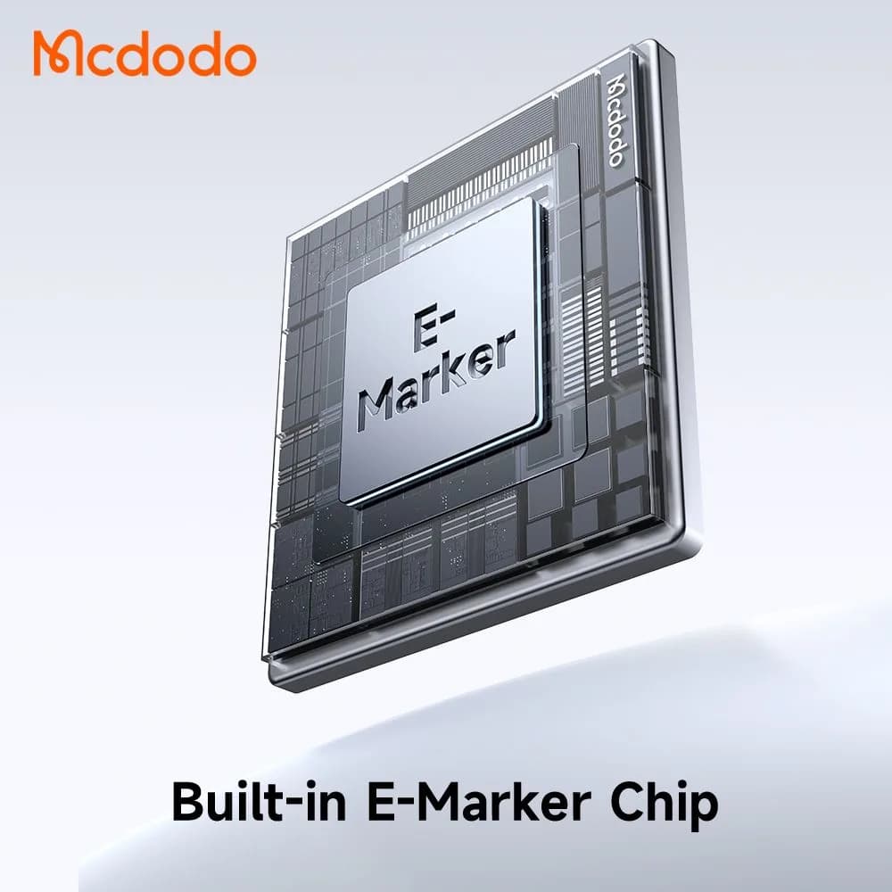 کابل شارژ 100وات 5 آمپر Type-c به Type-c رقص نور دار 1.2 متر برند مک دودو مدل Mcdodo CA-8200 — تصویر ۶