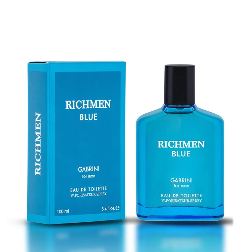 ادکلن مردانه گابرینی مدل RICHMEN BLUE حجم 100 میلی‌لیتر — تصویر ۷