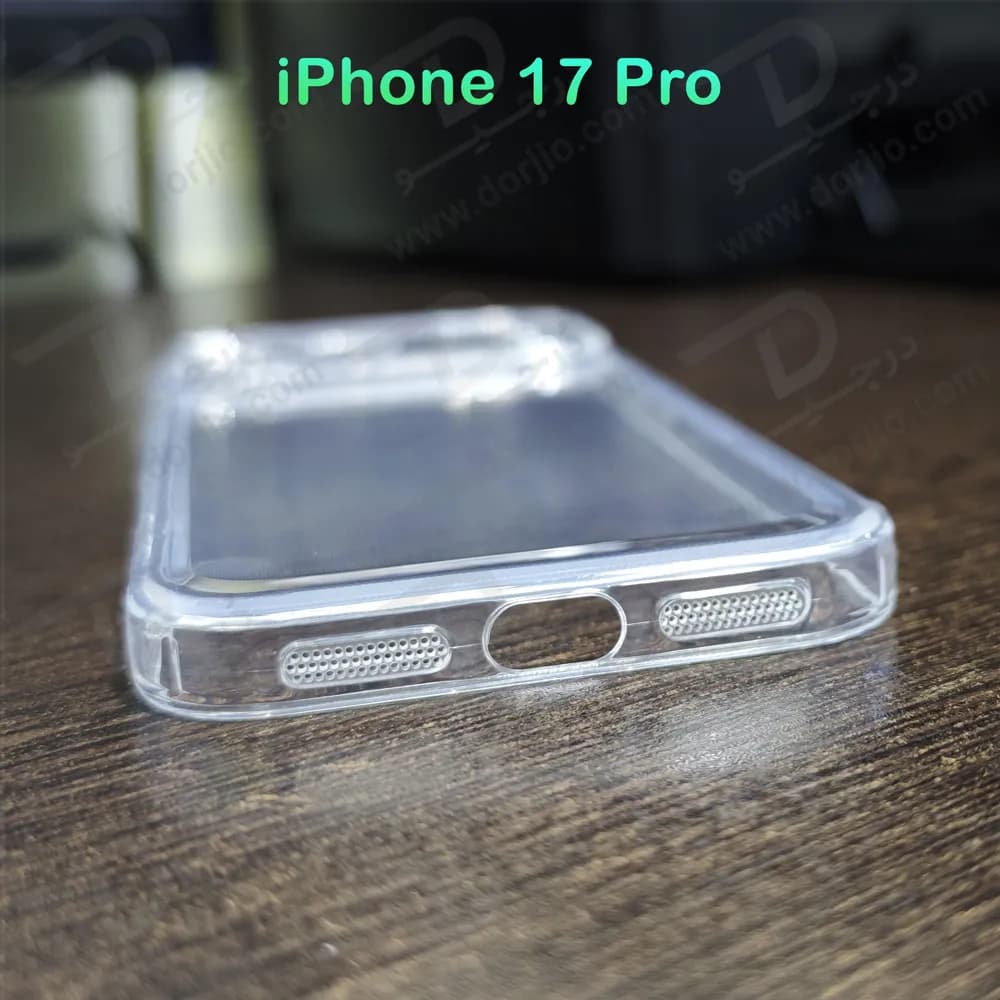 قاب ژلهای شفاف فول کاور iPhone 17 Pro — تصویر ۴