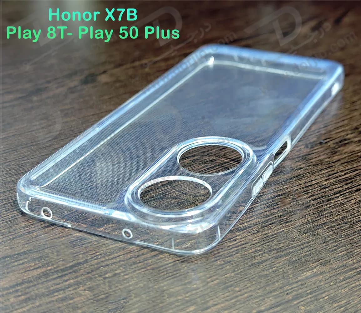قاب ژله‌ای شفاف فول کاور Honor Play 8T — تصویر ۴