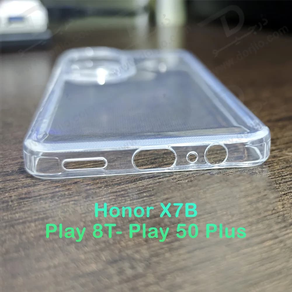 قاب ژله‌ای شفاف فول کاور Honor Play 8T — تصویر ۲