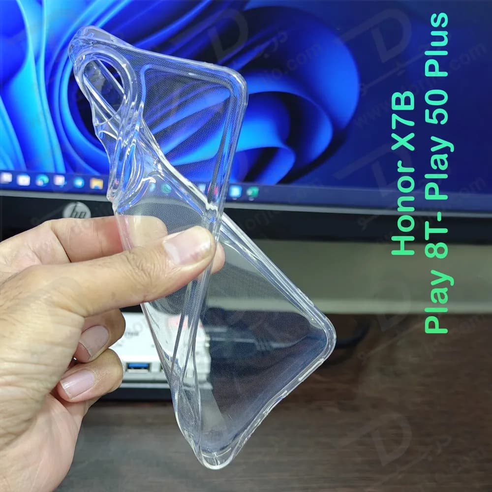 قاب ژله‌ای شفاف فول کاور Honor Play 50 Plus — تصویر ۸