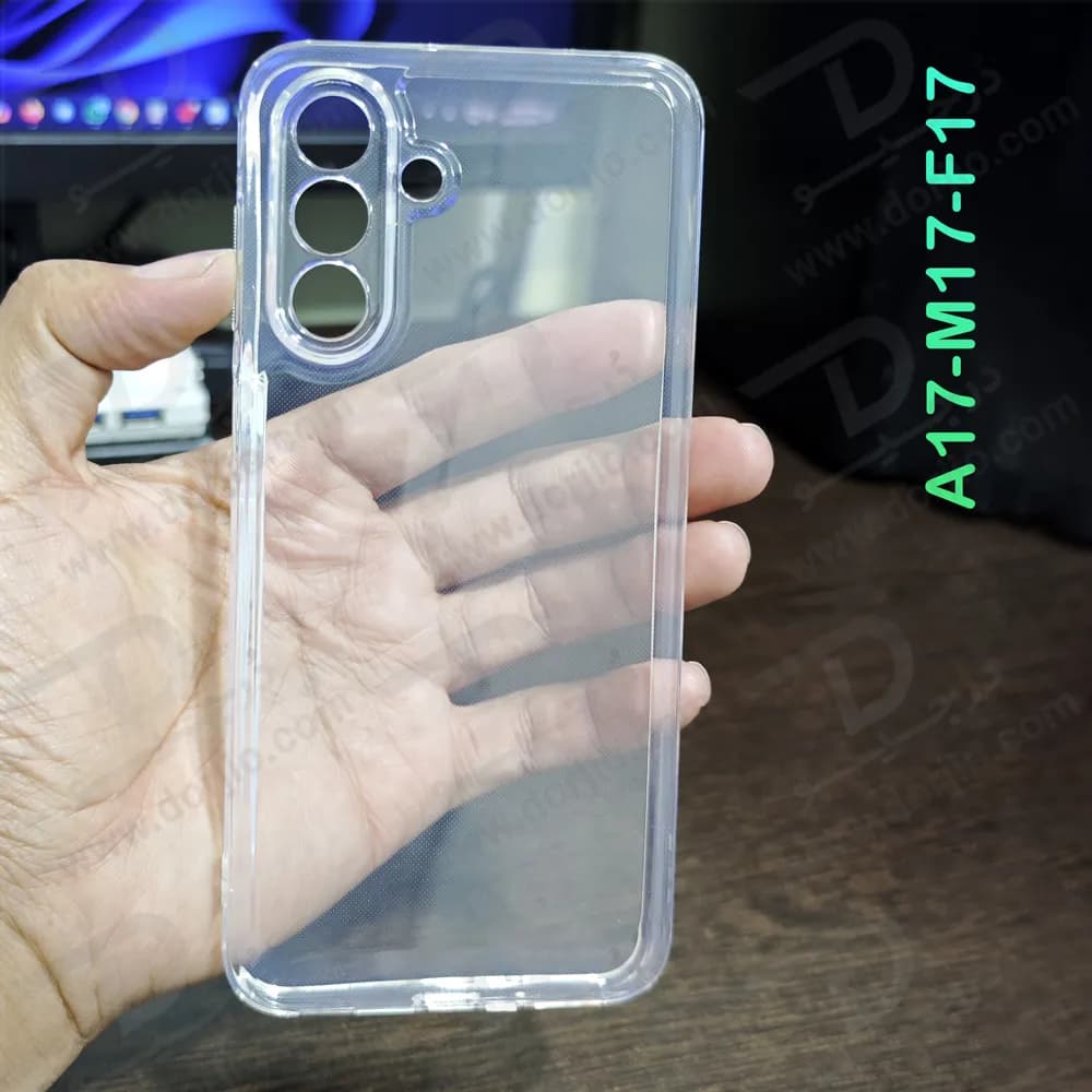 قاب ژله‌ای شفاف فول کاور Samsung Galaxy M17 — تصویر ۸