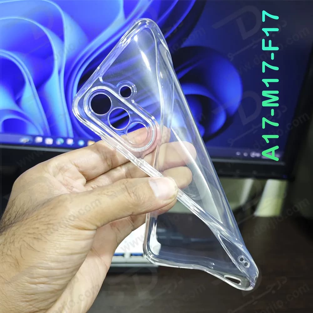 قاب ژله‌ای شفاف فول کاور Samsung Galaxy M17 — تصویر ۳