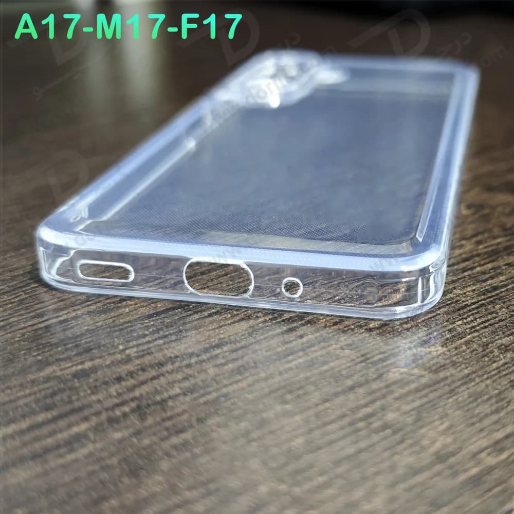 قاب ژله‌ای شفاف فول کاور Samsung Galaxy M17 — تصویر ۶