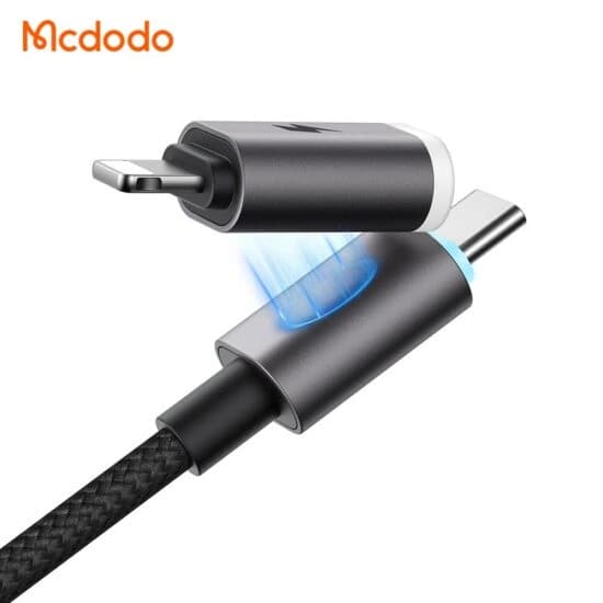 کابل شارژ چند سر 4 کاره مگنتی 60 وات Type-C و USB-A به Lightning و Type-C طول 1.2 متر برند مک دودو مدل Mcdodo CA-6560 — تصویر ۵