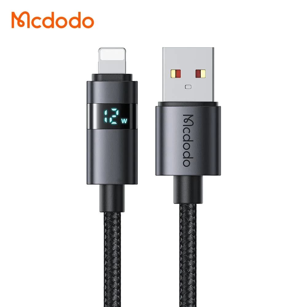 کابل شارژ 3 آمپر USB-A به Lightning نمایشگر دار 1.2 متر برند Mcdodo مدل Mcdodo CA-6490 — تصویر ۱۲