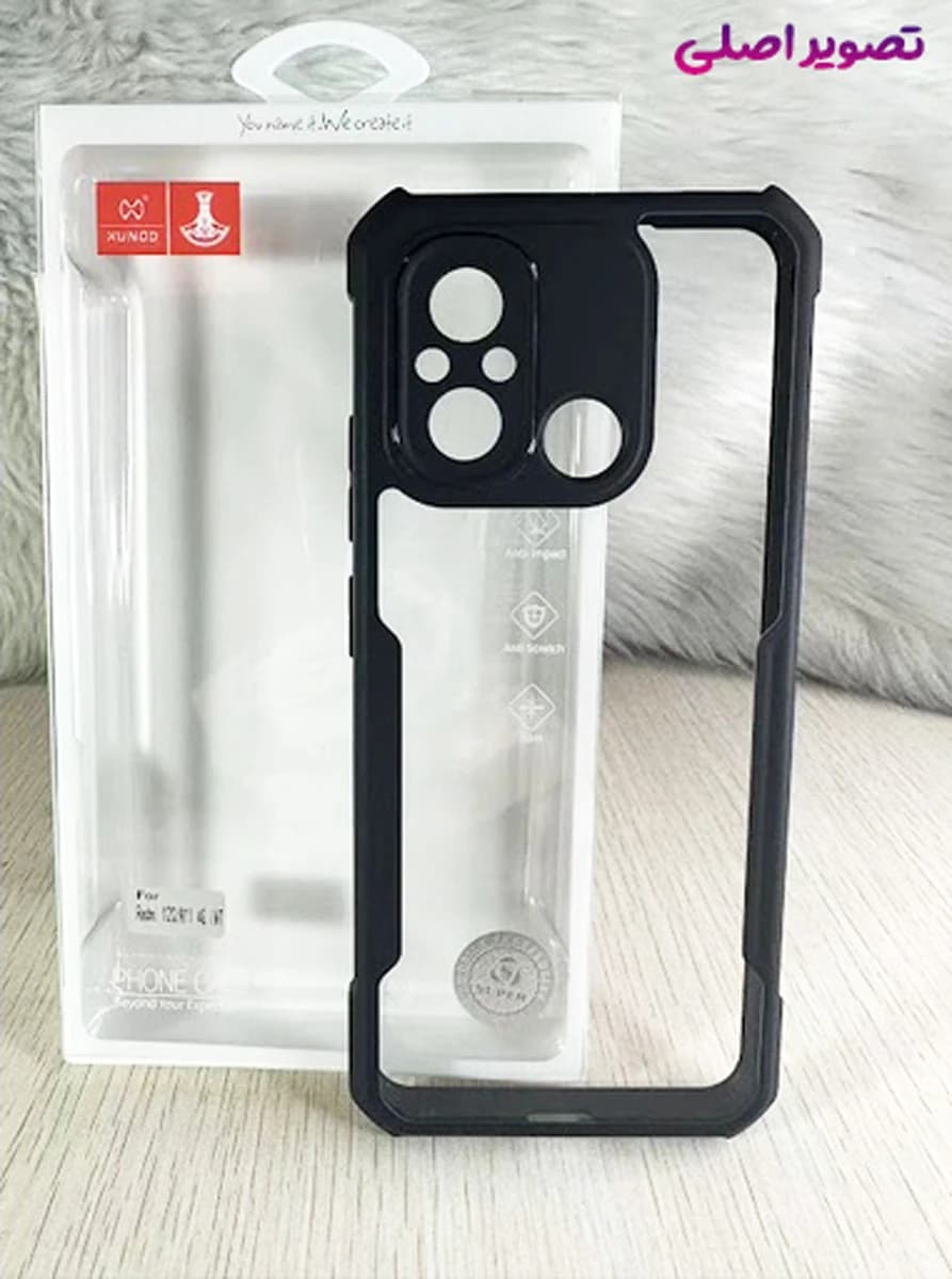 کریستال شیلد شفاف Xiaomi Poco C55 مارک XUNDD سری Beatle — تصویر ۷