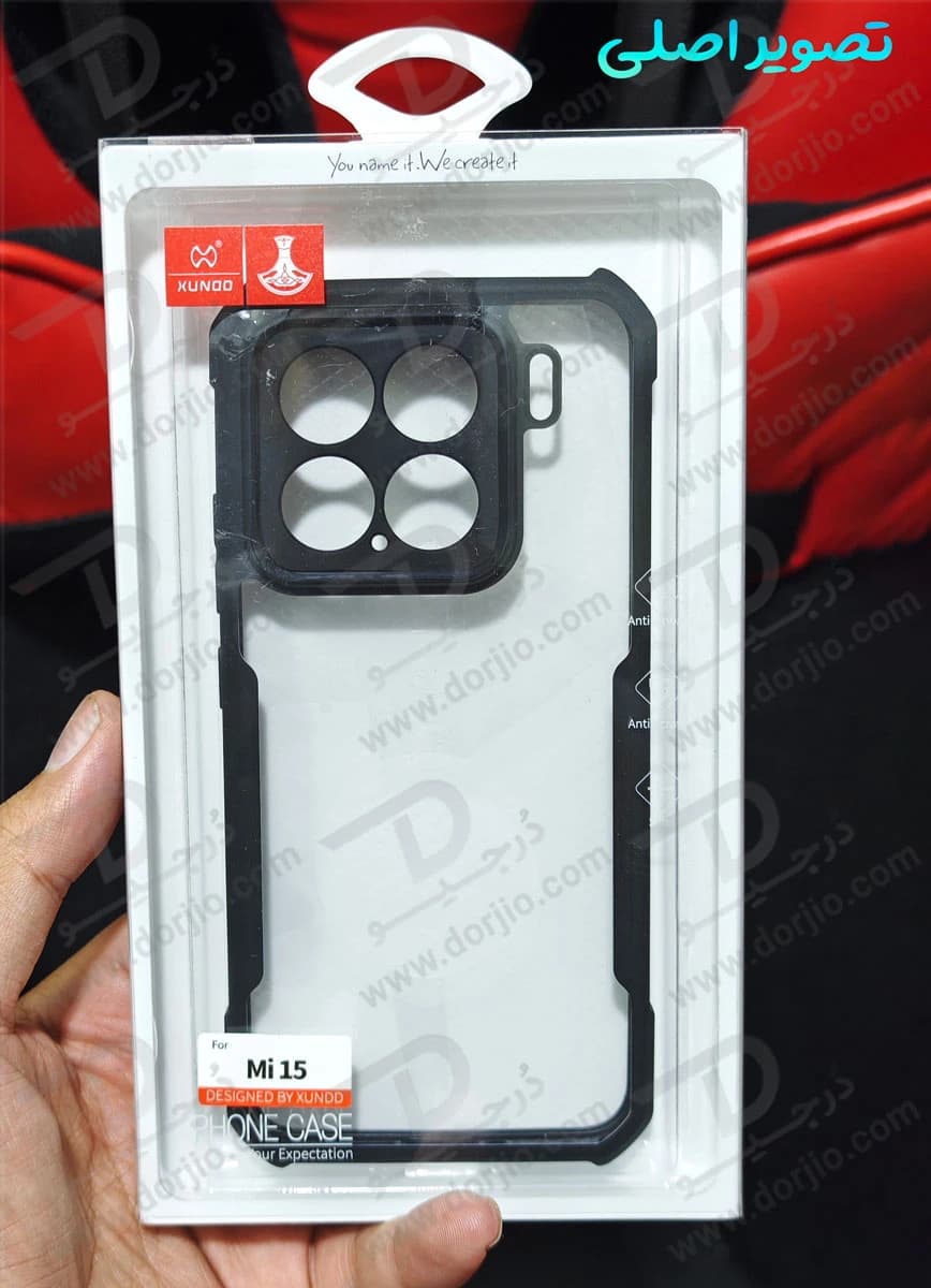 کریستال شیلد شفاف Xiaomi 15 مارک XUNDD سری Beatle — تصویر ۱۰