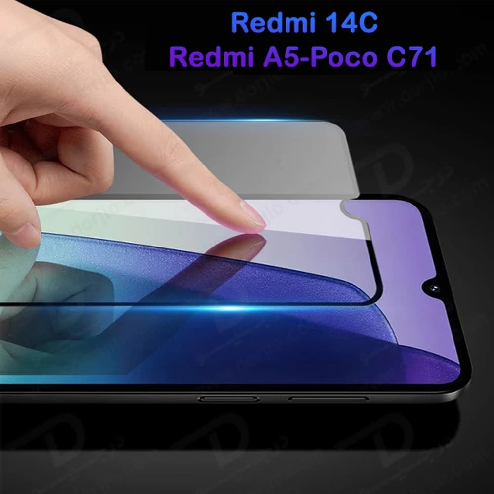 گلس شیشه‎ای شفاف Xiaomi Poco C71 — تصویر ۲