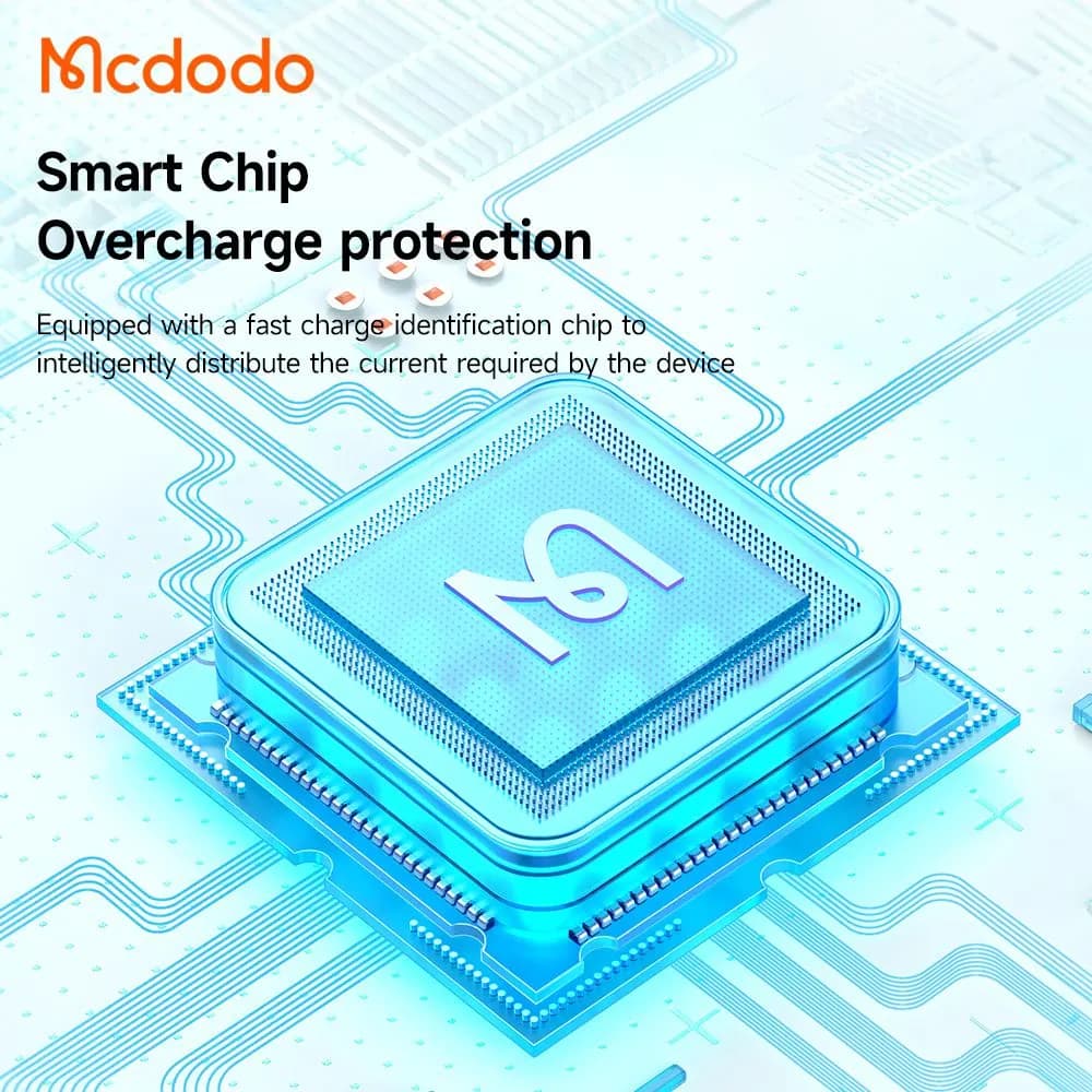 کابل شارژ چند سر 3 کاره 100وات Type-C و Lightning و Apple Watch طول 1.2 متر برند مک دودو مدل Mcdodo CA-4940 — تصویر ۶