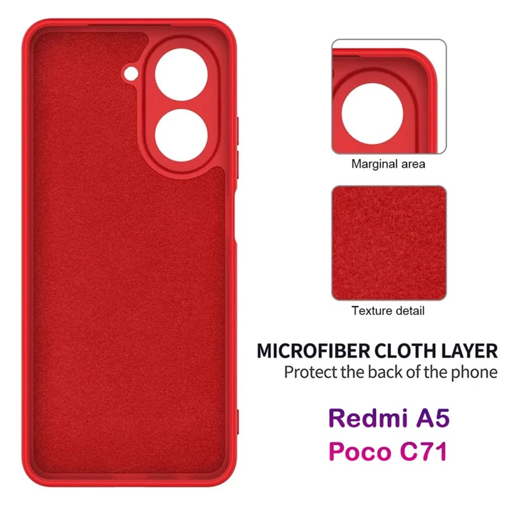 گارد سیلیکونی گوشی Xiaomi Redmi A5 — تصویر ۳